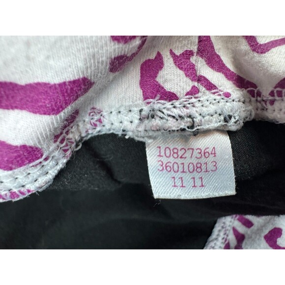 Victoria's Secret PINK Fold Over Capri Yoga Pants Bling Leopard Cheetah Large - Picture 8 of 8